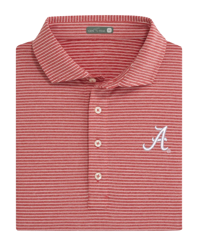 Genteal Apparel - Davis Performance Polo - Alabama A Logo