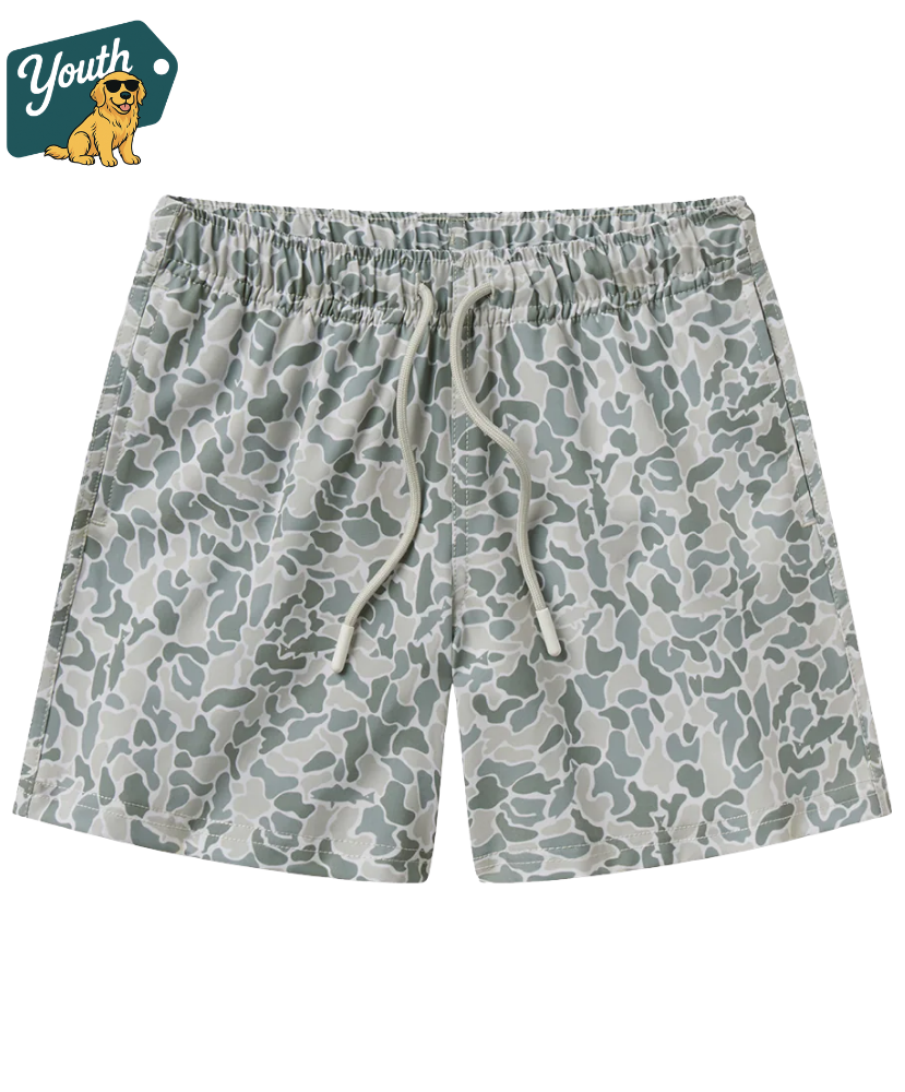 Southern Shirt - Boys Hooked On Camo Swim Shorts