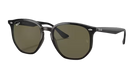 Ray-Ban Black sunglasses with a white background