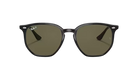 Ray-Ban Black sunglasses with a white background