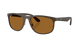Ray-Ban RB4468 Sunglasses with brown lenses and black frame on a white background
