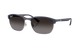 Ray-Ban RB4469 Sunglasses with dark blue frame and polarized gradient lenses on a white background