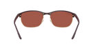Ray-Ban RB4469 Sunglasses with brown lenses and dark frames on a white background