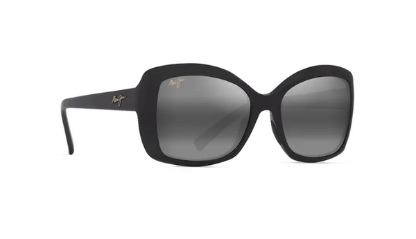 Maui Jim Women\'s Black & Tortoise Oversized Square Sunglasses Maui Jim Pool Side MJ 838 10 Tortoise Frame + Maui Rose  main image 3