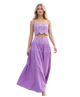 Amanda Lace Trimmed Skirt Set