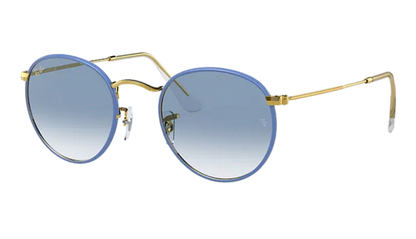 カ*ン様 Ray-Ban RB3447 Round l ライトブルー サ Ray-Ban - RB3447JM Round Full Color – Shades Sunglasses