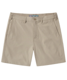 Beige shorts on a white background