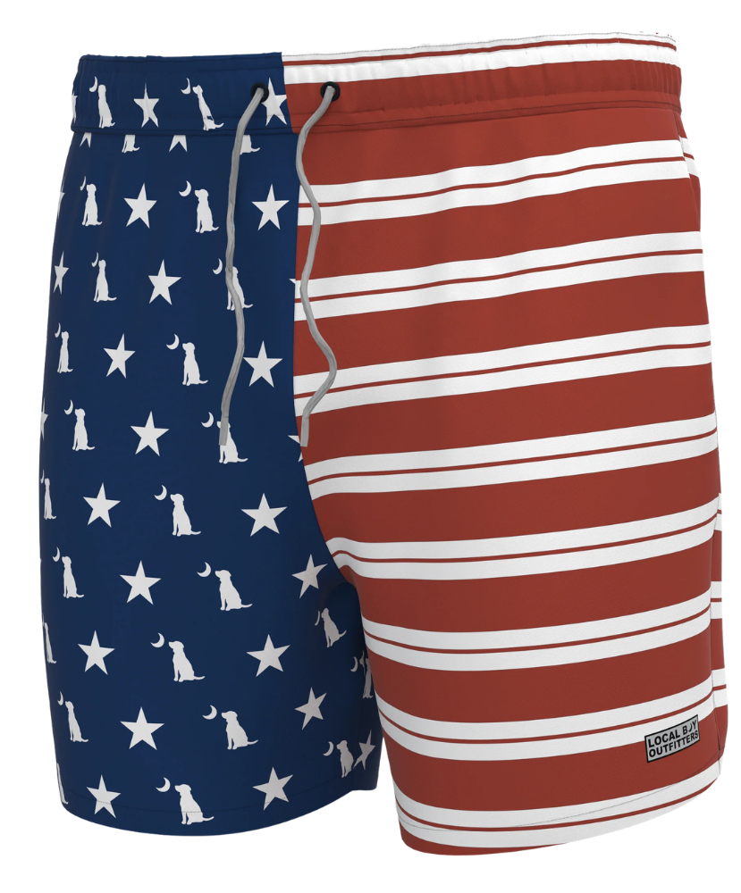 Local Boy - USA Bayview Swim Trunk