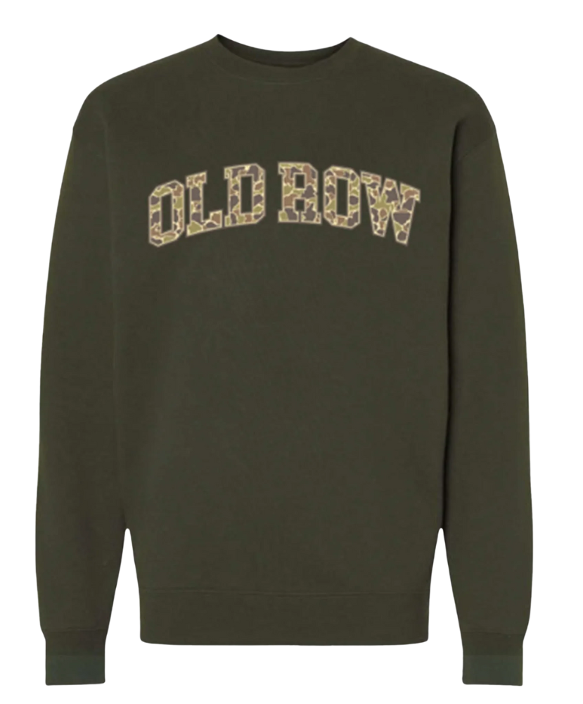 Old Row - Camo Crewneck