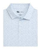 Light blue ONWARD RESERVE patterned shirt with Performance label on a white background