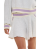 Anna Stripe Banded Flare Shorts