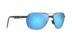 Maui Jim Aviator Castles Sunglasses with blue reflective lenses on a white background