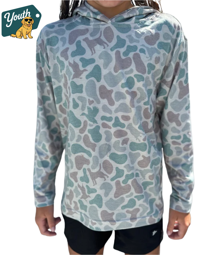 Combat Waterfowl -  Youth Hooded Performance Shirt