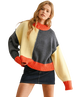 Collins Color Block Sweater Top