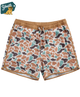 Youth camo patterned swim trunks from Burlebo