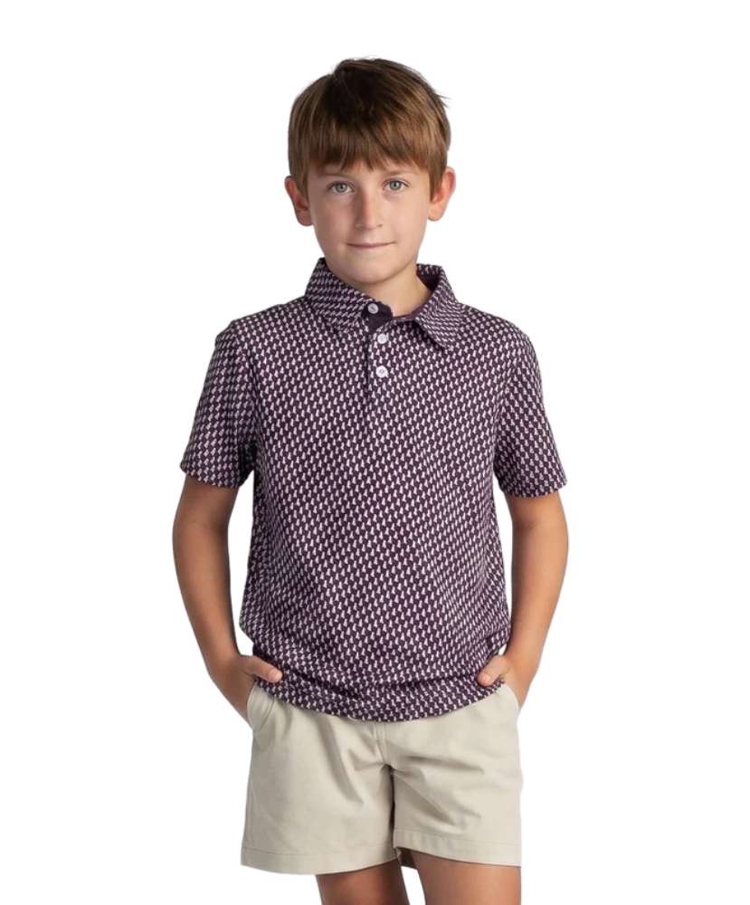 Southern Shirt Co - Boys Kickoff Camo Motiontech Polo