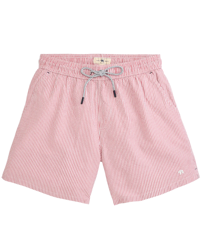 Onward Reserve - Coastal Seersucker Swim Trunk
