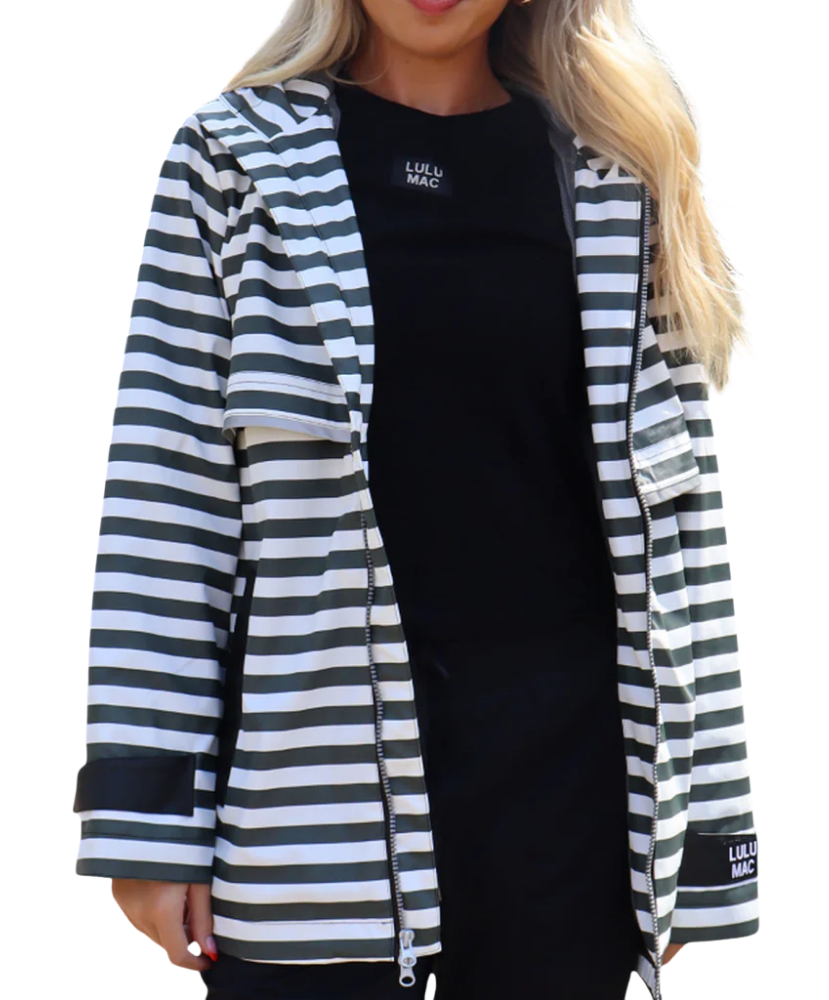 LULU MAC - Darby Stripe Raincoat