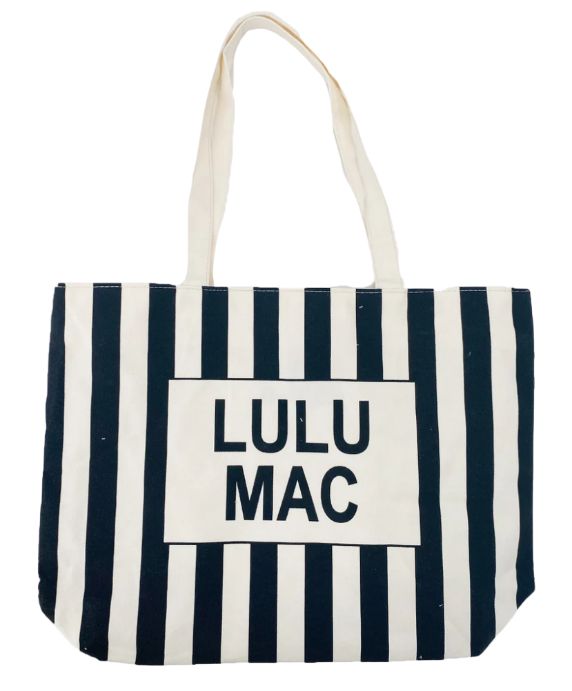 LULU MAC - Canvas Stripe Tote