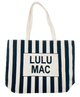 LULU MAC - Canvas Stripe Tote