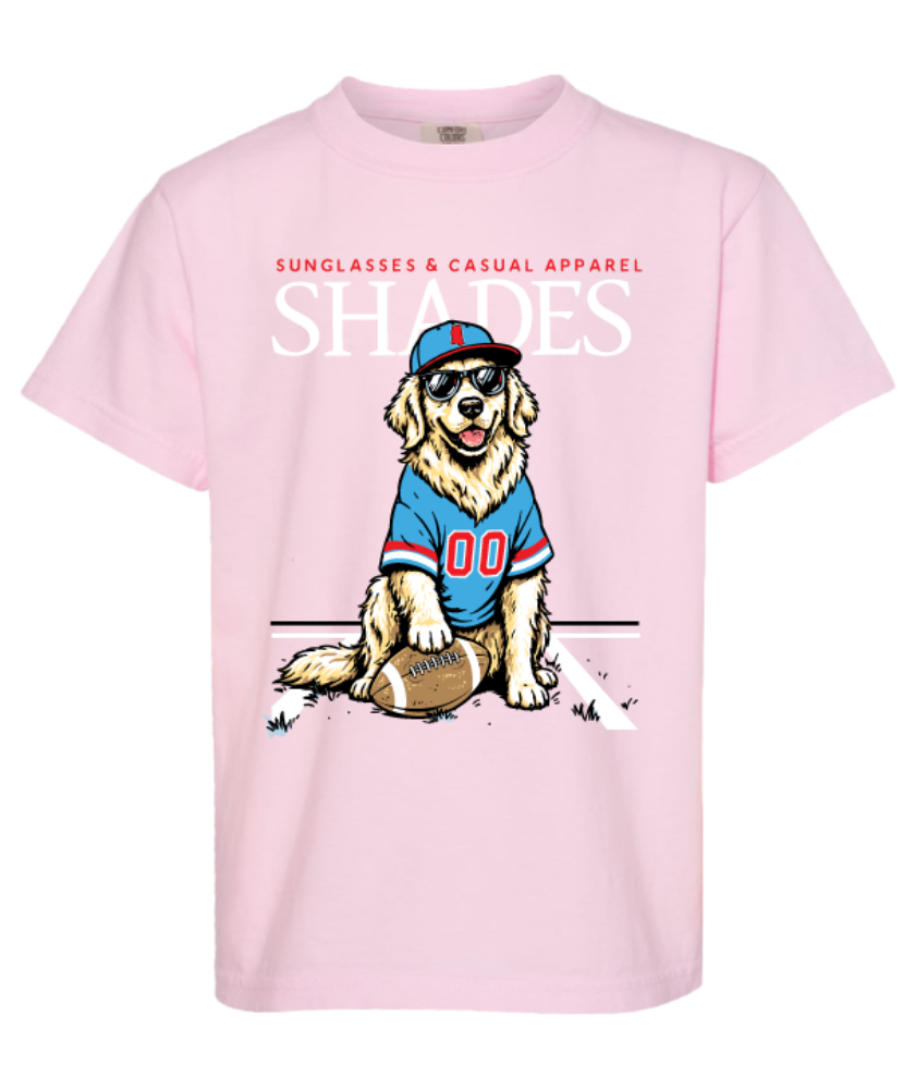 Shades - Youth Ole Miss Pigskin Pup Tee