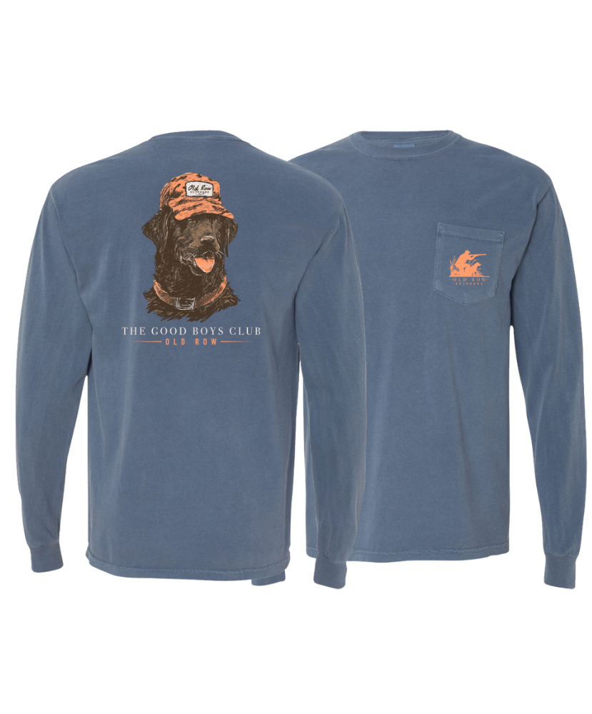 Old Row - Outdoors Duck Dog LS Pocket Tee