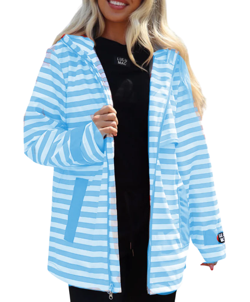 LULU MAC - Darby Stripe Raincoat