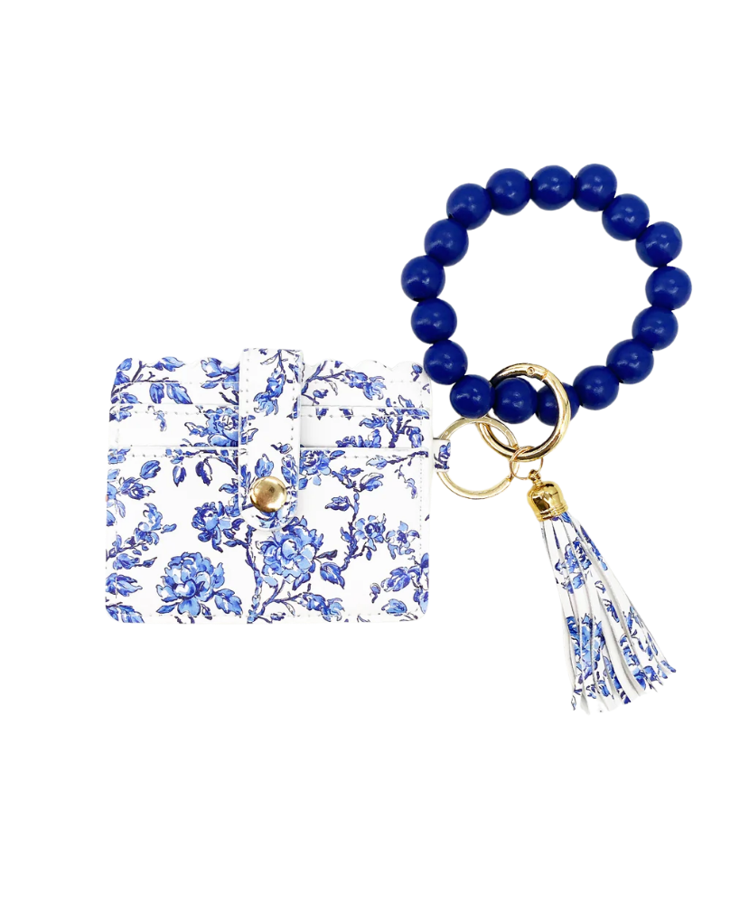 LULU MAC - Beaded Wristlet ID Wallet