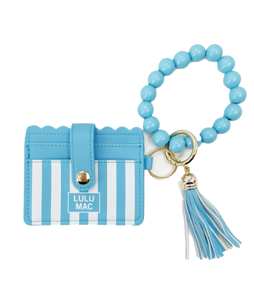 LULU MAC - Beaded Wristlet ID Wallet