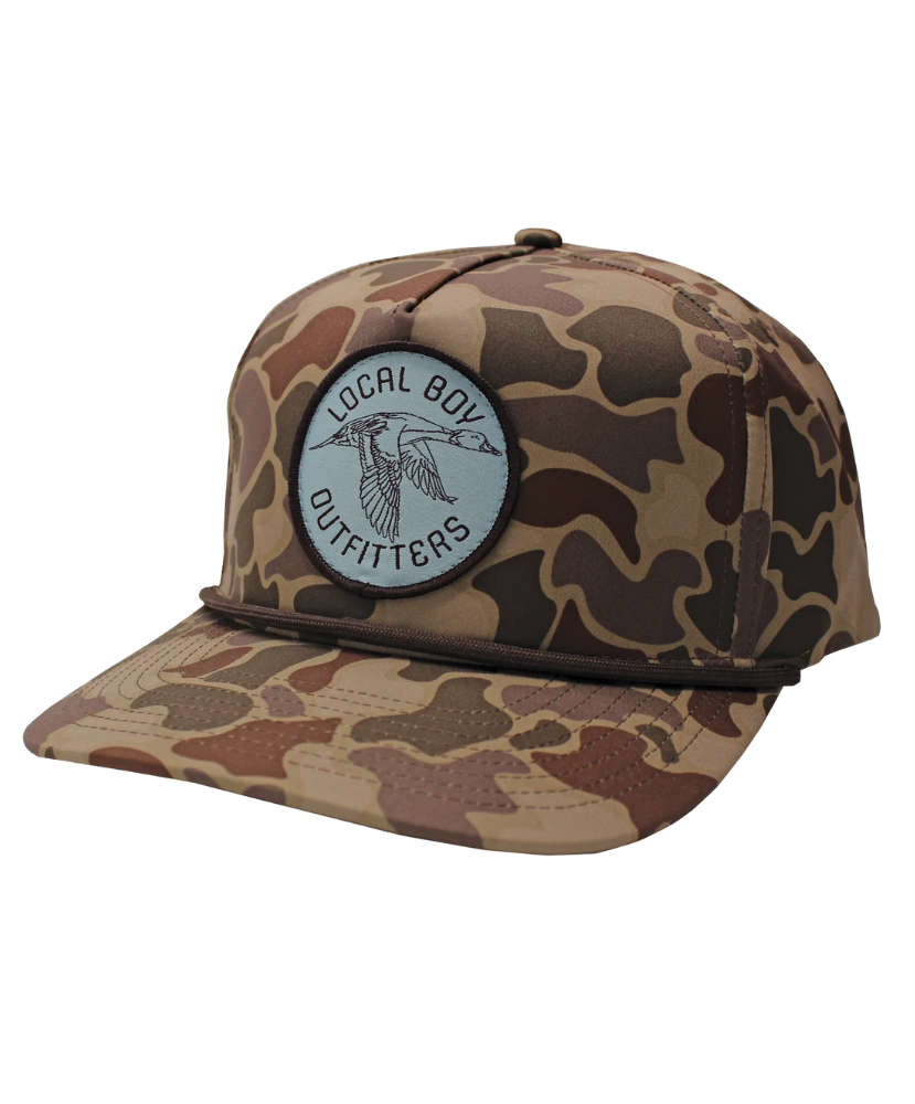 Local Boy - Pintail Patch High Crown Rope Hat
