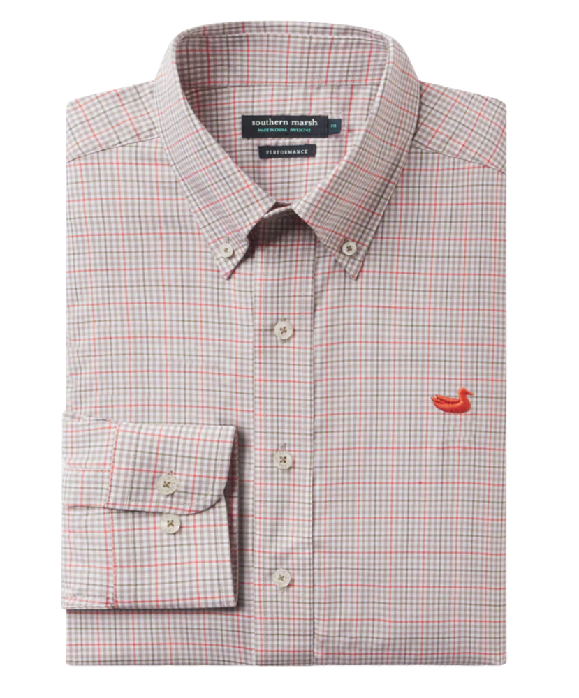 Southern Marsh - Dyer Performance Gingham Dress Shirt