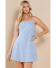 Springtime Blues Mini Dress