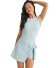 Blakeley Sleeveless Wrap Tie Front Dress