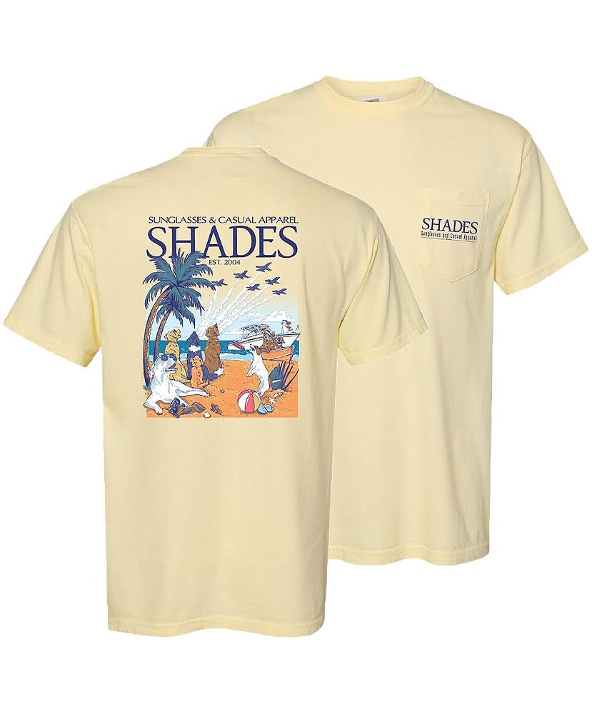 Shades - Blue Angels Beach Party Pocket Tee