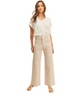 Ellen Straight Wide Leg Pants with Front Pocket