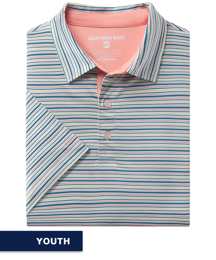 Southern Shirt Co - Youth Sawgrass Stripe Polo