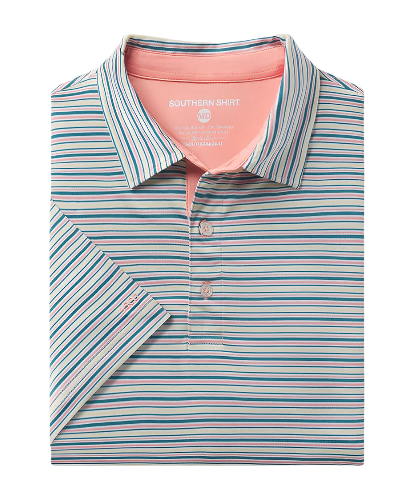 Southern Shirt Co - Sawgrass Stripe Polo