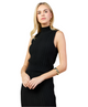 Cait Cable Mock Neck Sweater Tank
