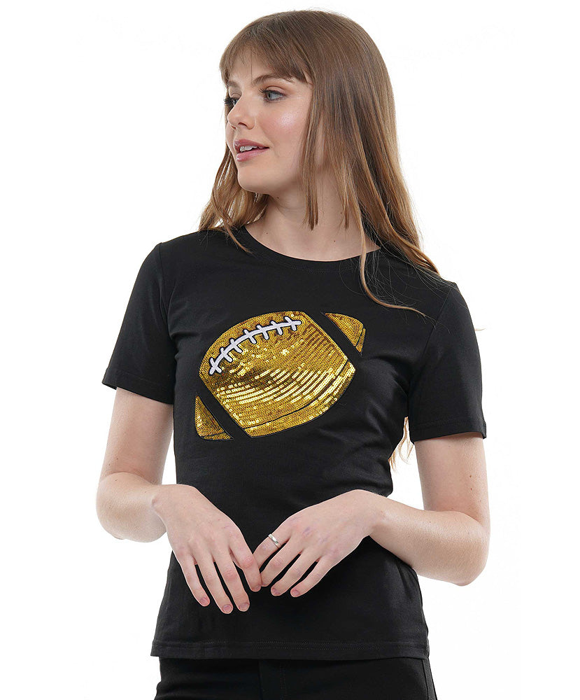 Football Sequin Tee