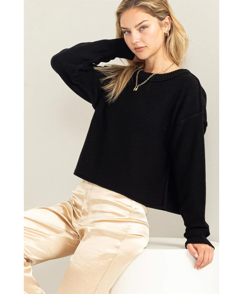 Cuddly Class Long Sleeve Sweater