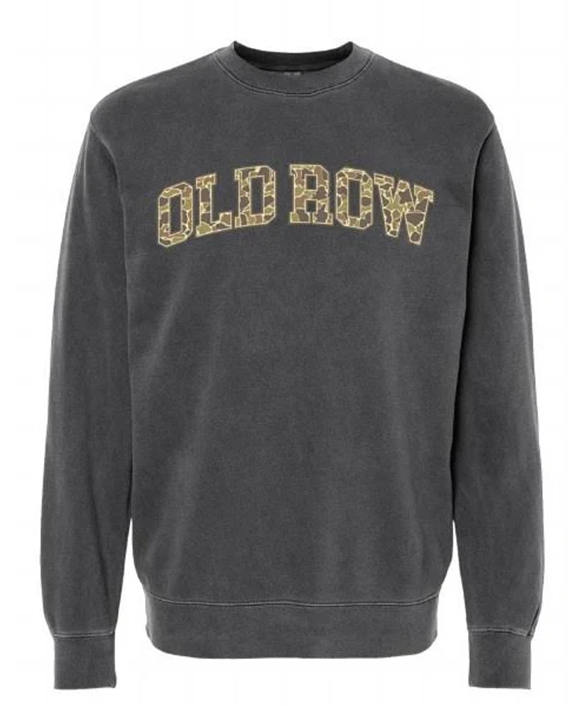 Old Row - Camo Crewneck