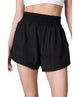 Walker Wide Waistband Shorts with Side Snap-Down Closer