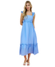 Ragen Ruffle Sleeveless Midi Dress