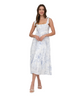 Fruit Blossom Tiered Midi Dress