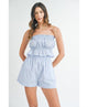 Sadie Stripe Tube Top and Shorts Set