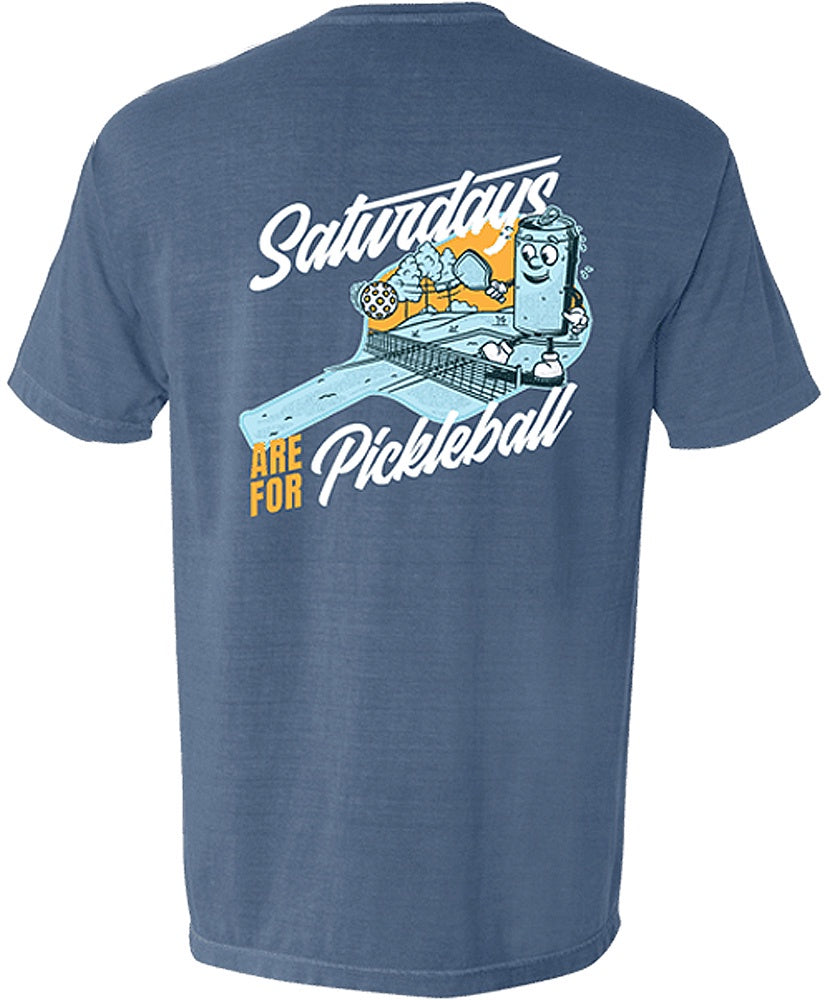 Barstool Sports - Saturdays Are For Pickelball Pocket Tee