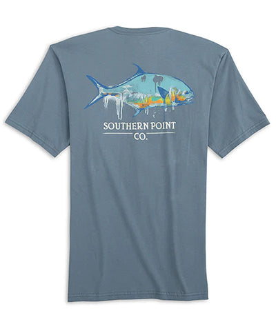 Southern Point - Watercolor Permit Tee