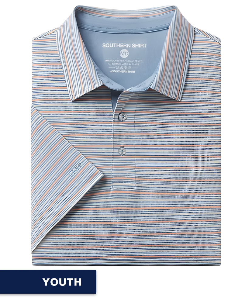 Southern Shirt Co - Youth Sawgrass Stripe Polo