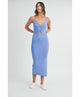 Kate Front Cutout Knit Midi Dress