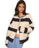 Violet Long Sleeve Stripe Cardigan
